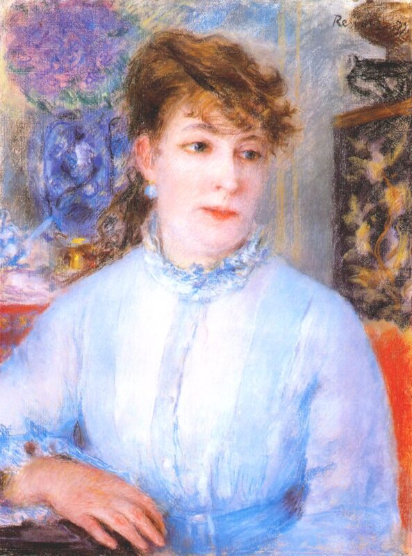 Portrait of a Woman (1877) - Pierre-Auguste Renoir Tablo
