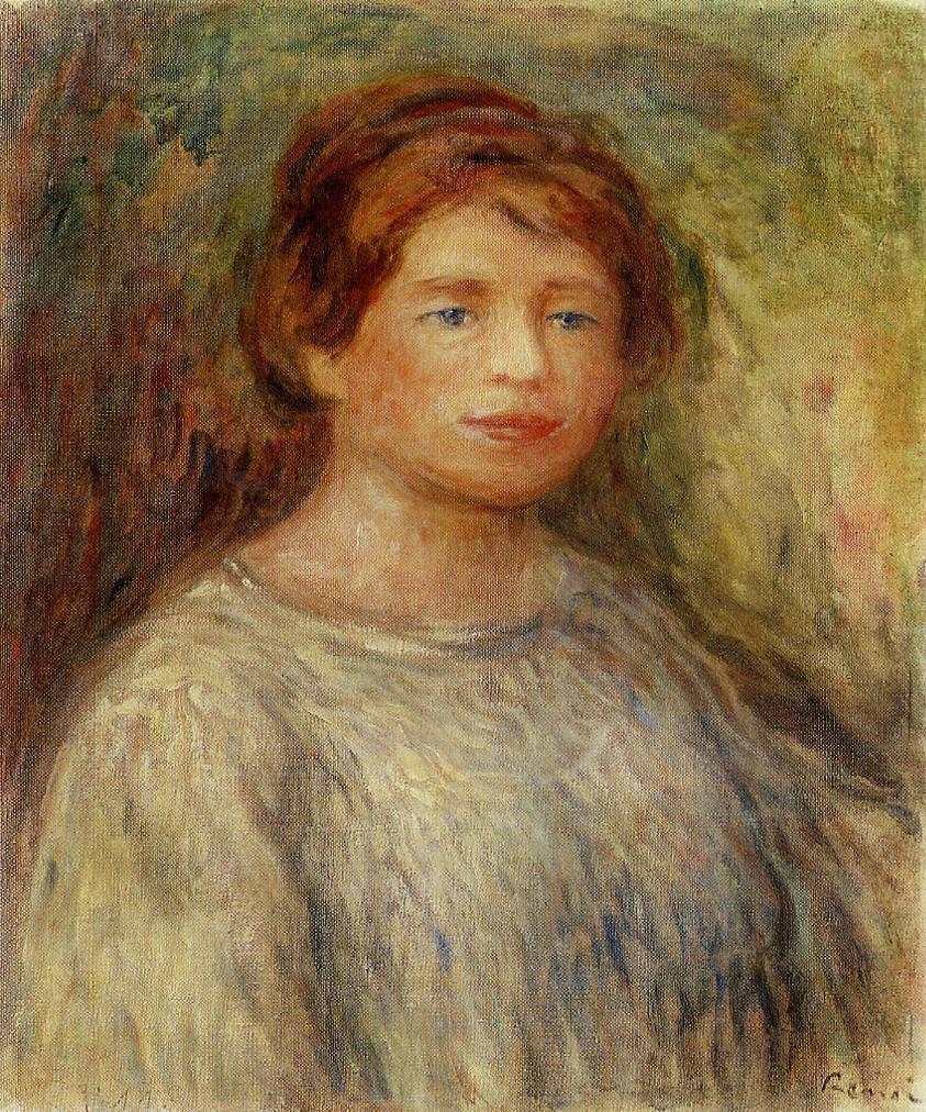 Portrait of a Woman (1911) – Pierre-Auguste Renoir Tablo