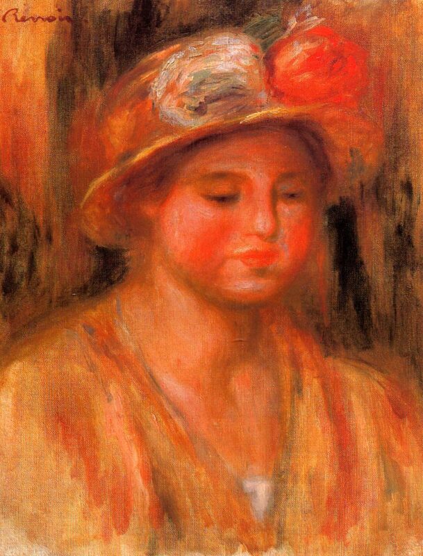 Portrait of a Woman (1912) – Pierre-Auguste Renoir Tablo