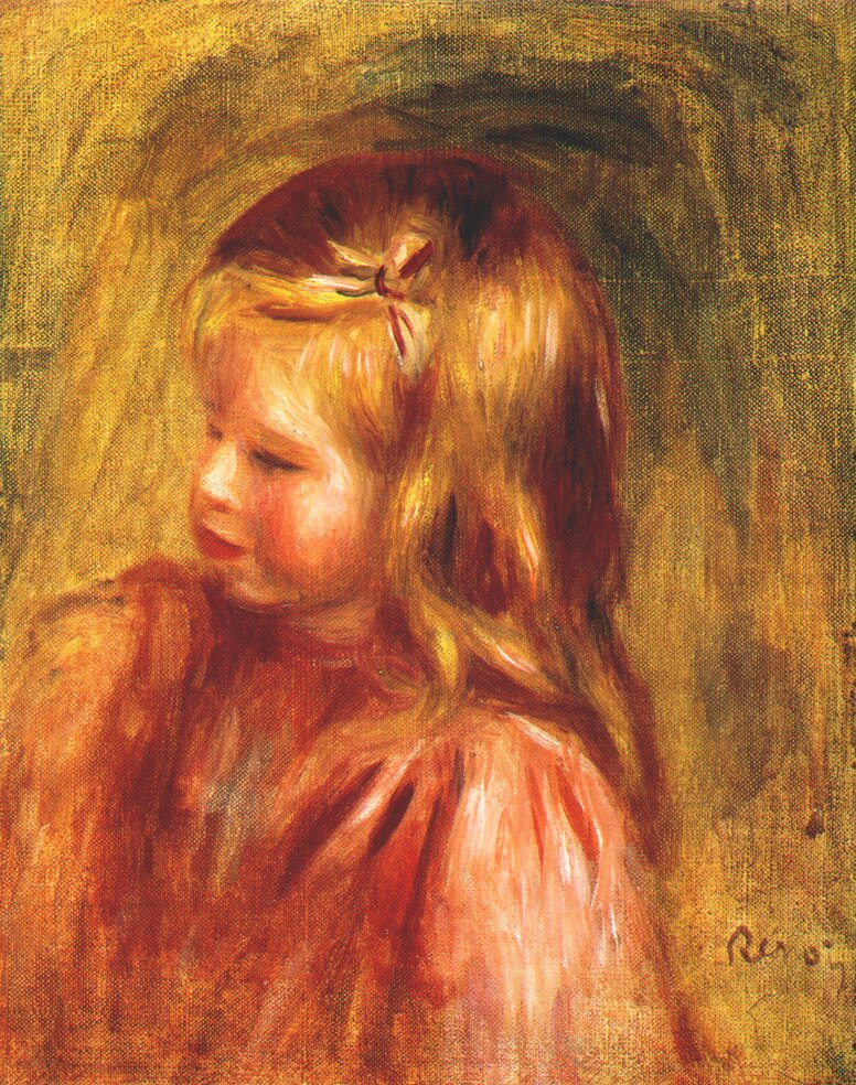 Portrait of coco - Pierre-Auguste Renoir Tablo