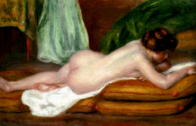 Rest (1896) - Pierre-Auguste Renoir Tablo