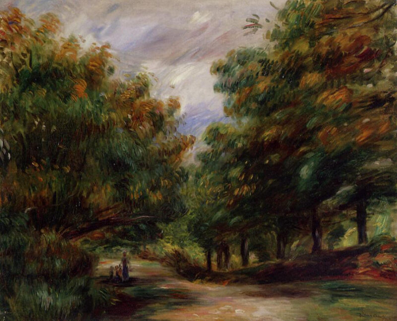 Road near Cagnes (1905) – Pierre-Auguste Renoir Tablo
