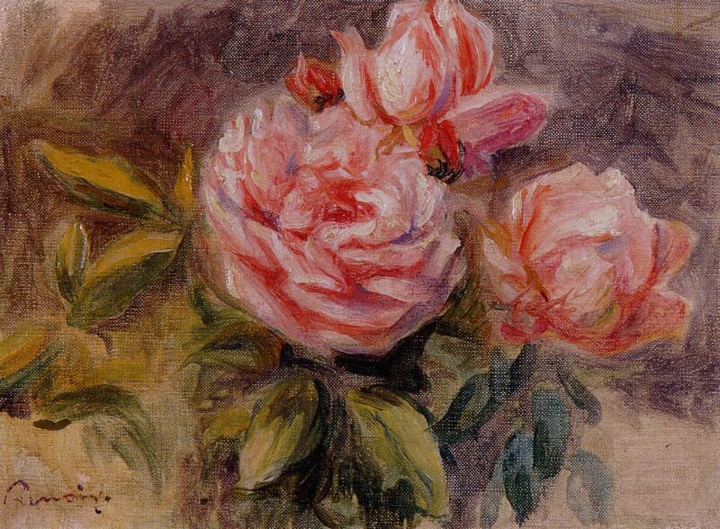 Roses (1904) - Pierre-Auguste Renoir Tablo
