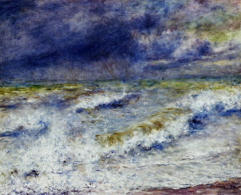 Seascape (1879) - Pierre-Auguste Renoir Tablo