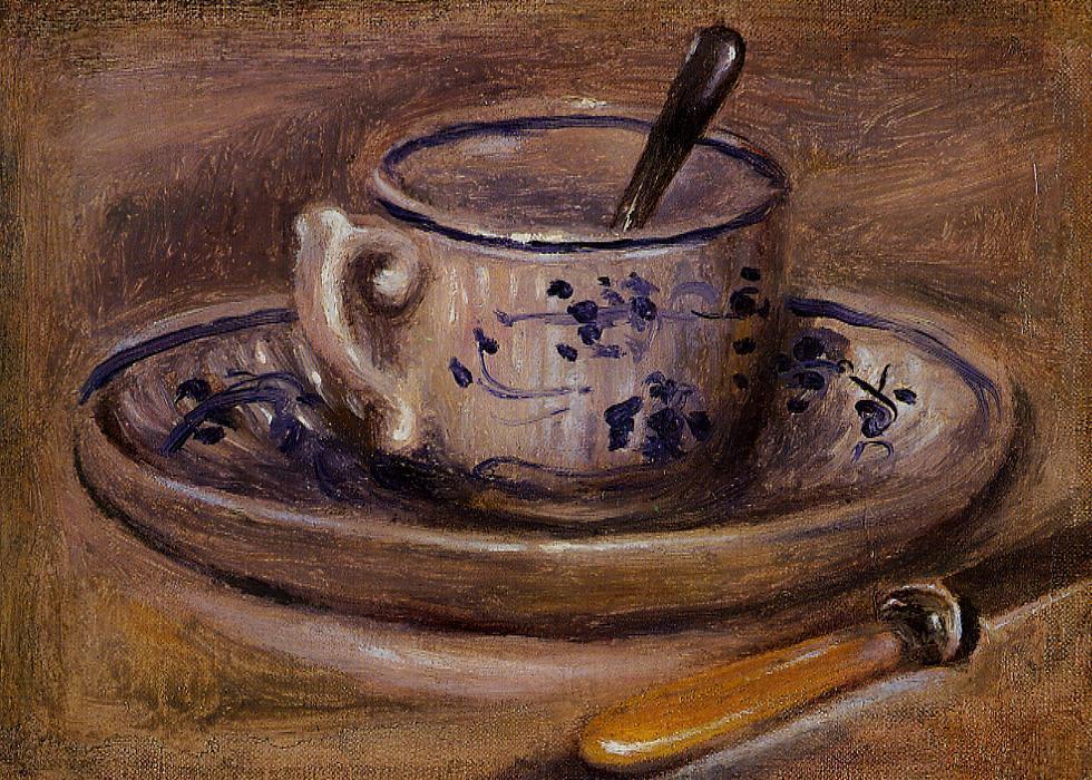 Still Life - Pierre-Auguste Renoir Tablo