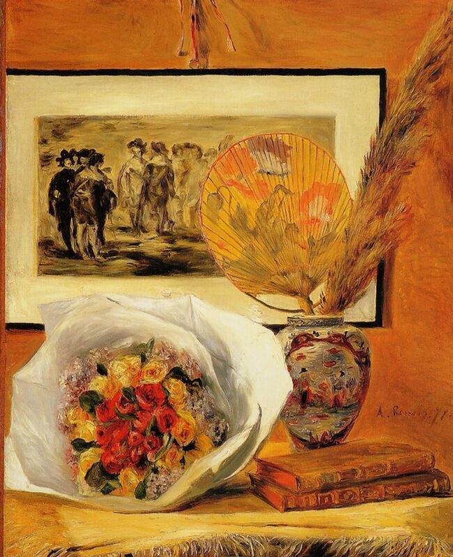 Still Life with Bouquet (1871) – Pierre-Auguste Renoir Tablo