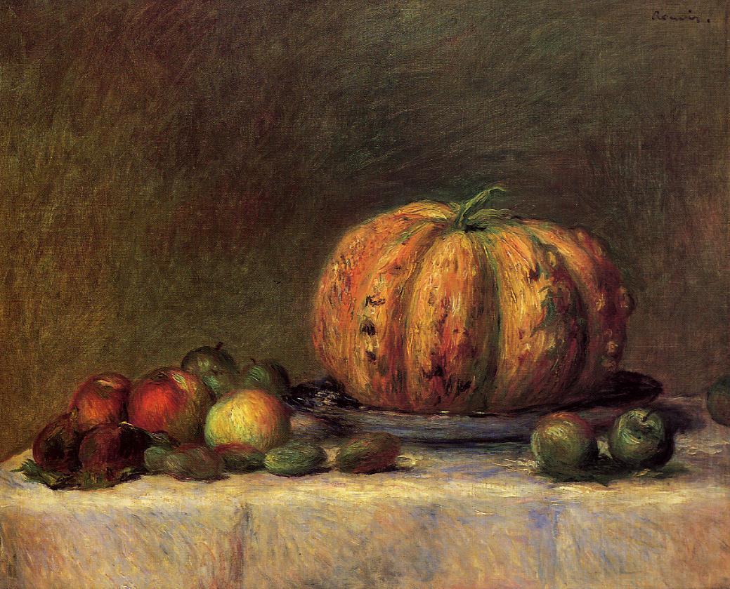 Still Life with Fruit (1882) - Pierre-Auguste Renoir Tablo