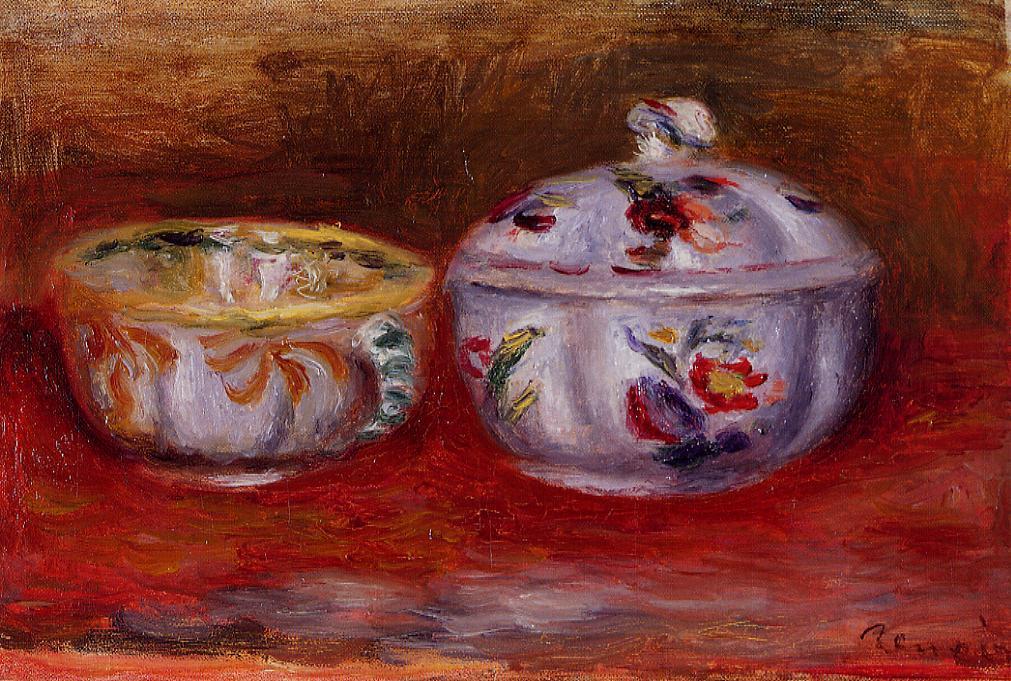 Still Life with Fruit Bowl – Pierre-Auguste Renoir Tablo