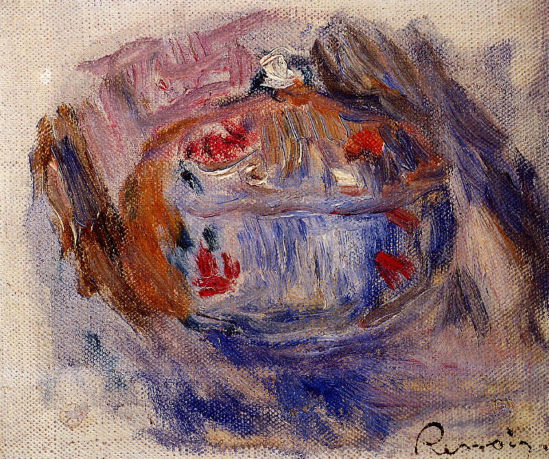 Sugar Bowl (1905) - Pierre-Auguste Renoir Tablo