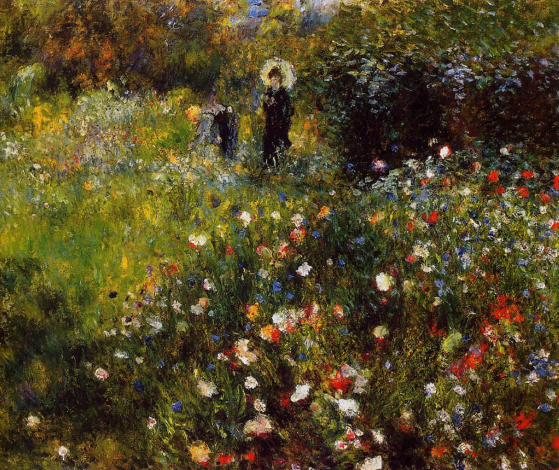 Summer Landscape (1875) - Pierre-Auguste Renoir Tablo