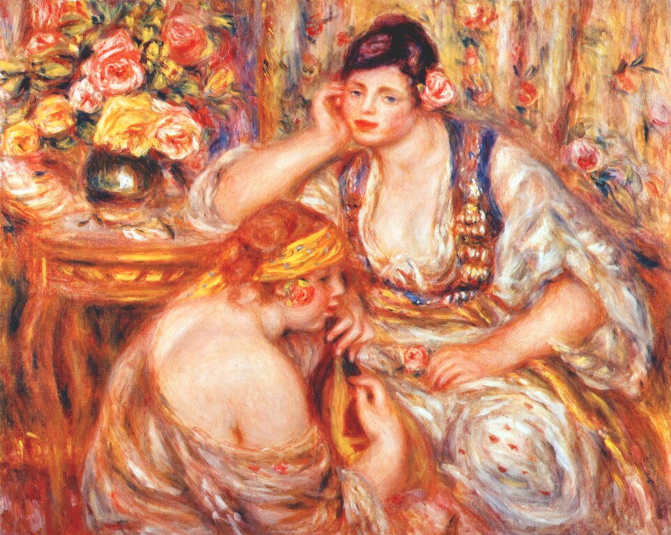 The Agreement (1919) - Pierre-Auguste Renoir Tablo