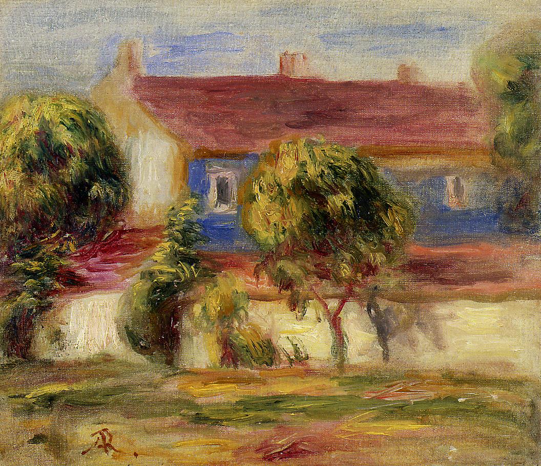 The Artist s House - Pierre-Auguste Renoir Tablo