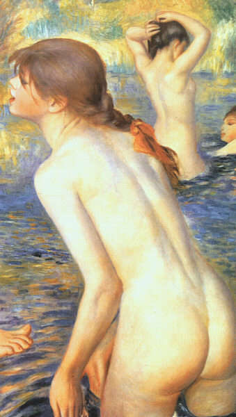 The Bathers (1887) - Pierre-Auguste Renoir Tablo