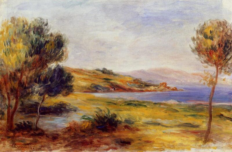 The Bay - Pierre-Auguste Renoir Tablo