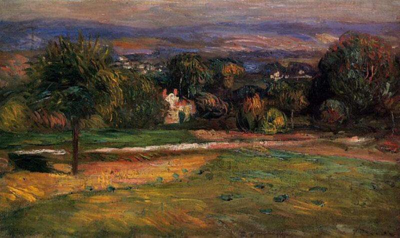 The Clearing (1895) - Pierre-Auguste Renoir Tablo