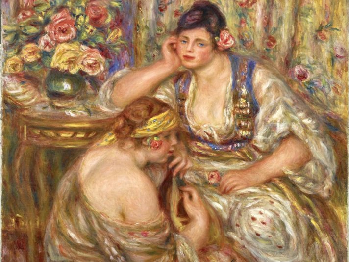 The Concert (1918) - Pierre-Auguste Renoir Tablo