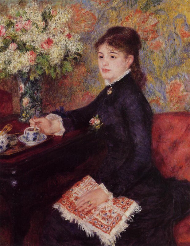 The Cup of Chocolate (1878) - Pierre-Auguste Renoir Tablo