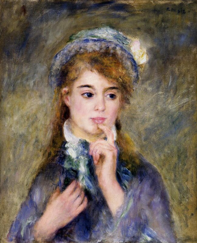 The Ingenue (1877) – Pierre-Auguste Renoir Tablo