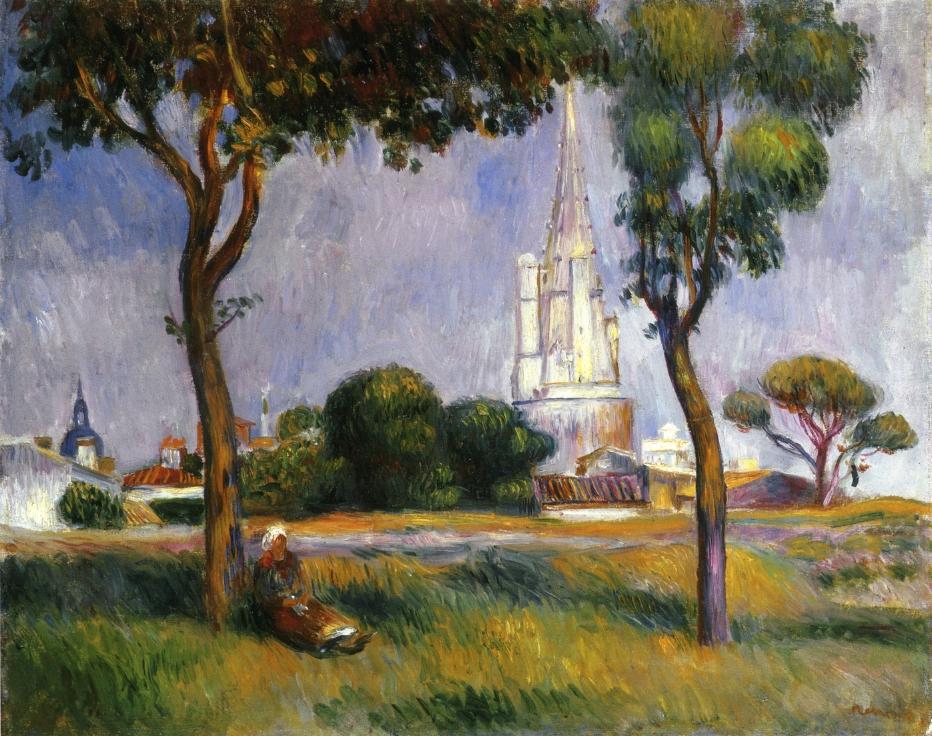 The Powder Magazine at La Rochelle - Pierre-Auguste Renoir Tablo