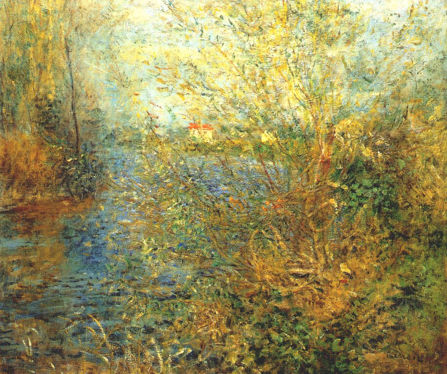 The Seine at Argenteuil (1875) - Pierre-Auguste Renoir Tablo
