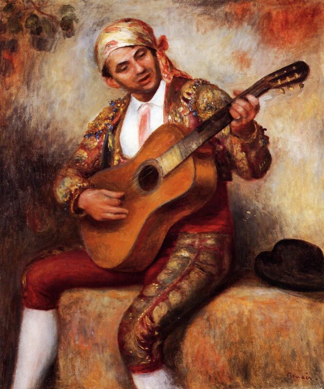 The Spanish Guitarist (1897) – Pierre-Auguste Renoir Tablo
