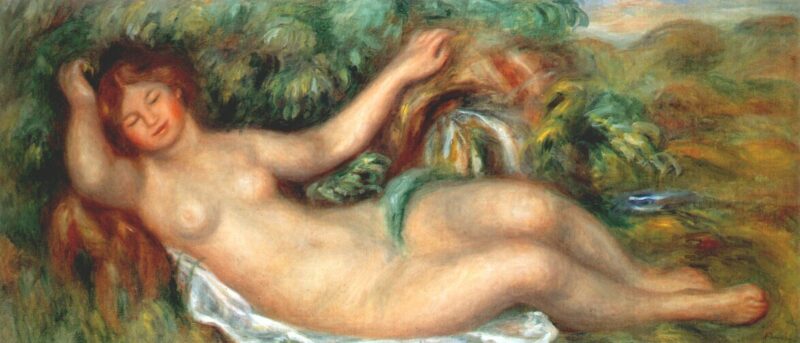 The Spring (1902) - Pierre-Auguste Renoir Tablo