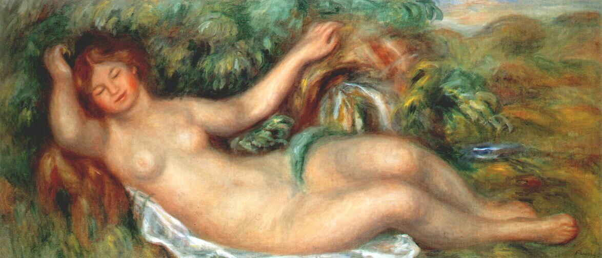 The Spring (1902) - Pierre-Auguste Renoir Tablo