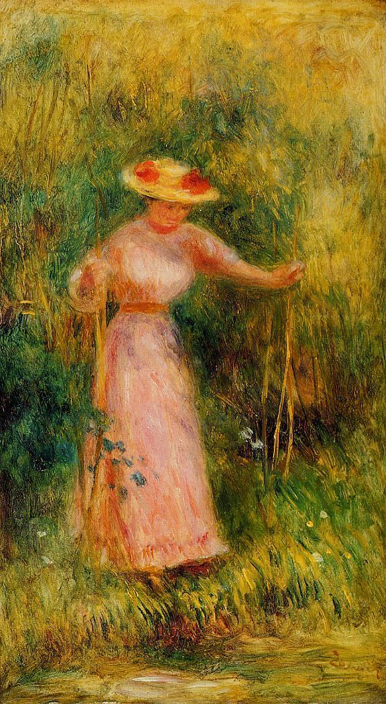 The Swing (1895) - Pierre-Auguste Renoir Tablo