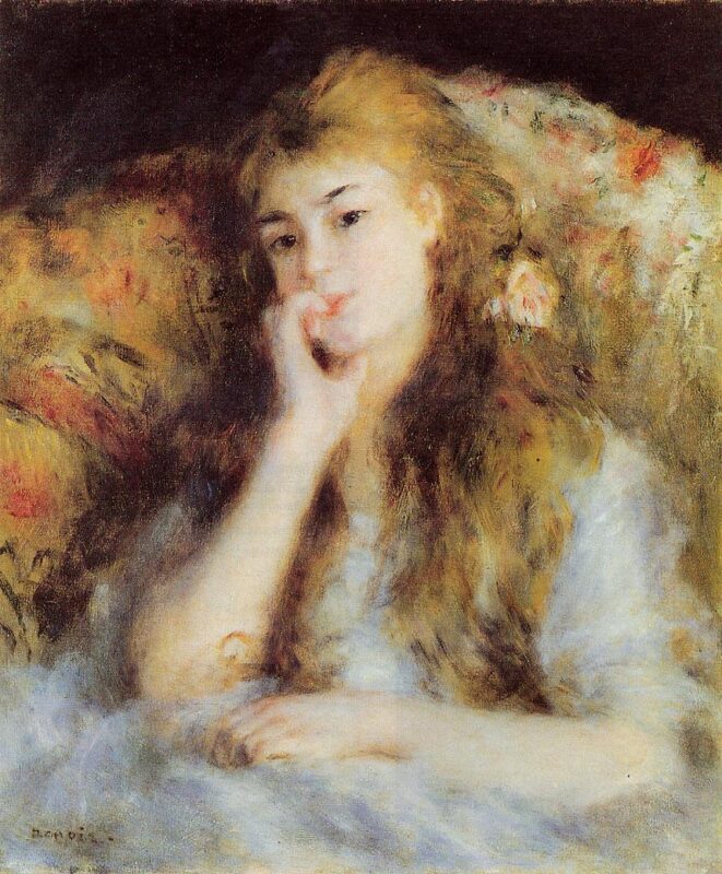 The Thinker (1876) - Pierre-Auguste Renoir Tablo
