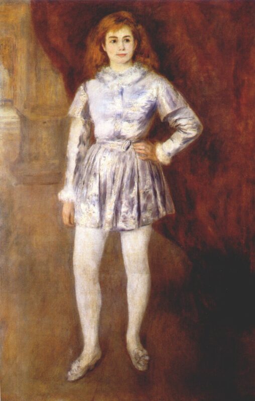 The page (1875) – Pierre-Auguste Renoir Tablo