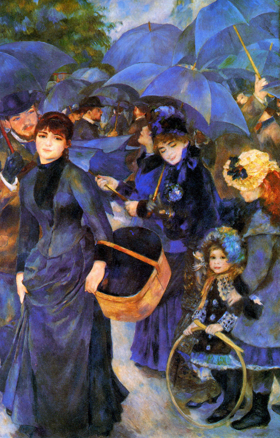 Umbrellas (1885) - Pierre-Auguste Renoir Tablo
