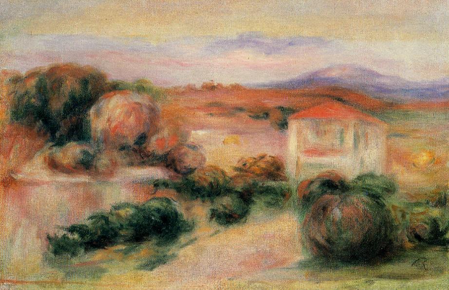 White Houses (1910) - Pierre-Auguste Renoir Tablo