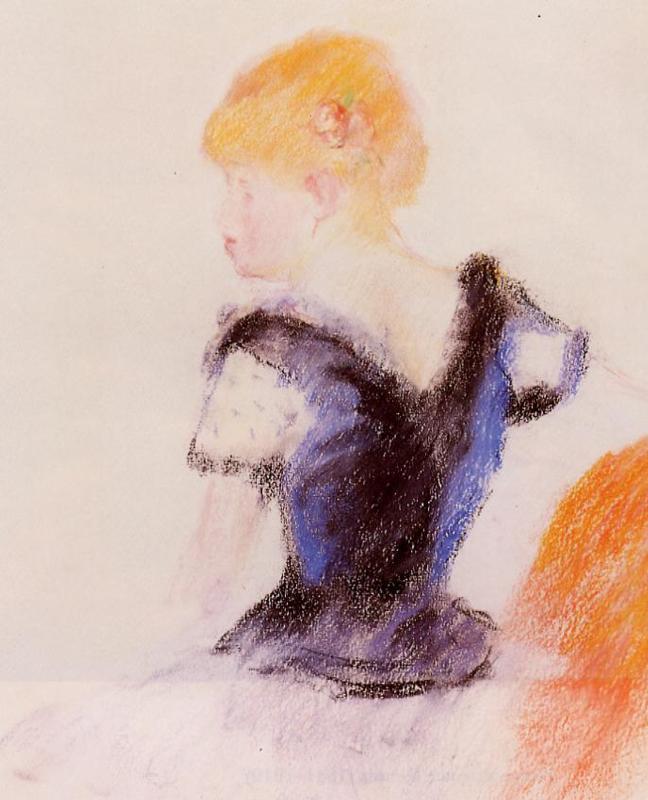 Young Blond Girl (1885) – Pierre-Auguste Renoir Tablo