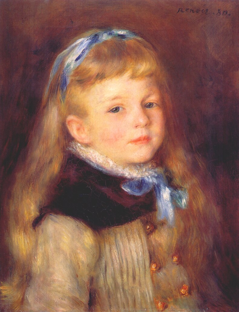 Yvonne Grimpel (1880) - Pierre-Auguste Renoir Tablo