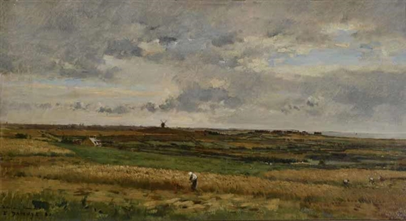 Farm Workers (1880) - Pierre-Emmanuel Damoye Tablo