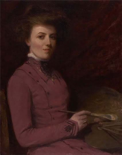 Portrait of Helen Galloway McNicoll (1910) - Robert Harris Tablo