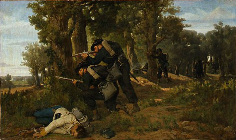 Ambush of Bersaglieri (1860) – Silvestro Lega Tablo