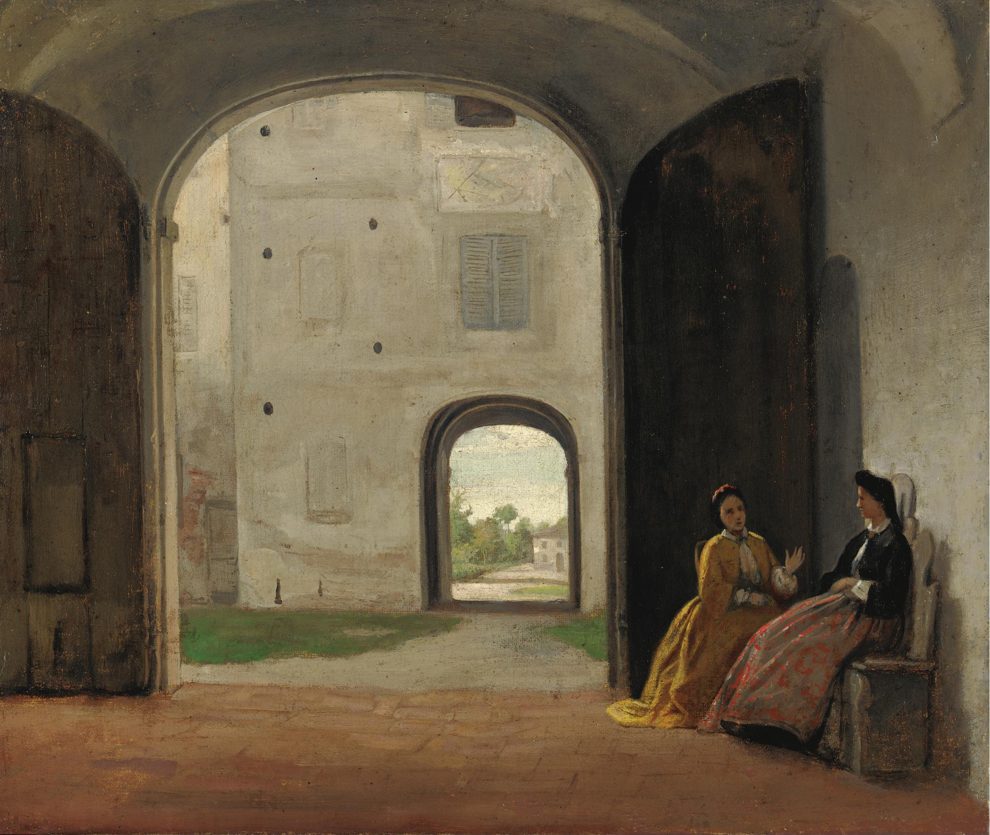 The conversation - Silvestro Lega Tablo