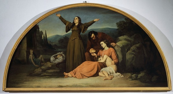 The famine (1858) – Silvestro Lega Tablo