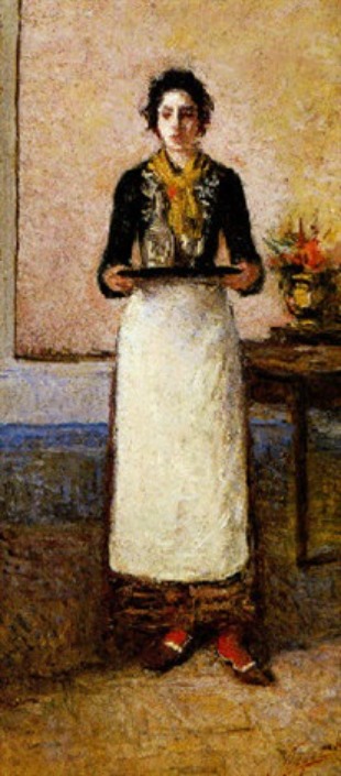 The maid of the Bandini house – Silvestro Lega Tablo