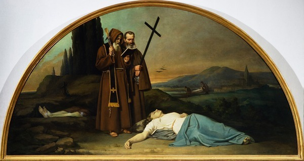 The plague (1858) - Silvestro Lega Tablo