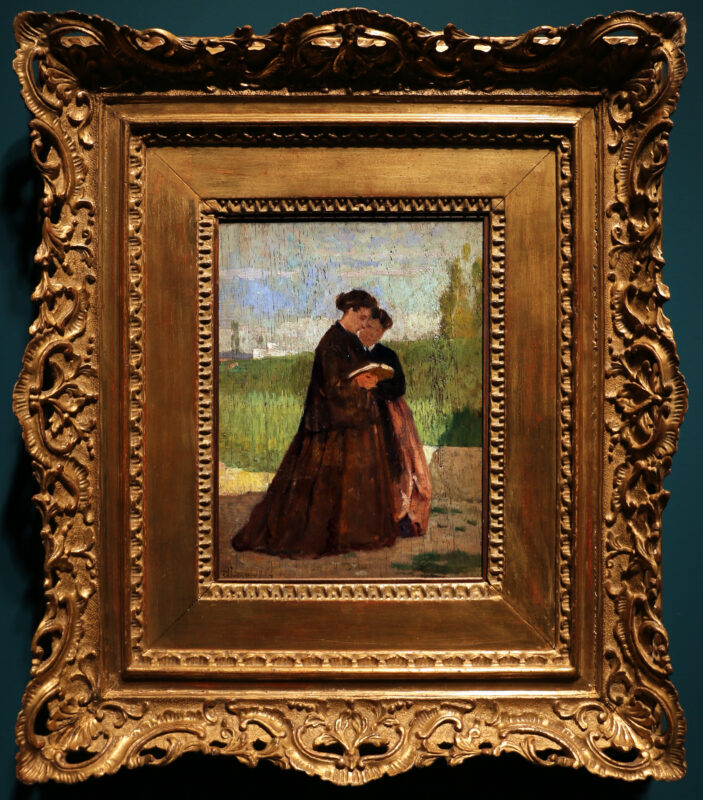 Walk in the garden (1864) – Silvestro Lega Tablo
