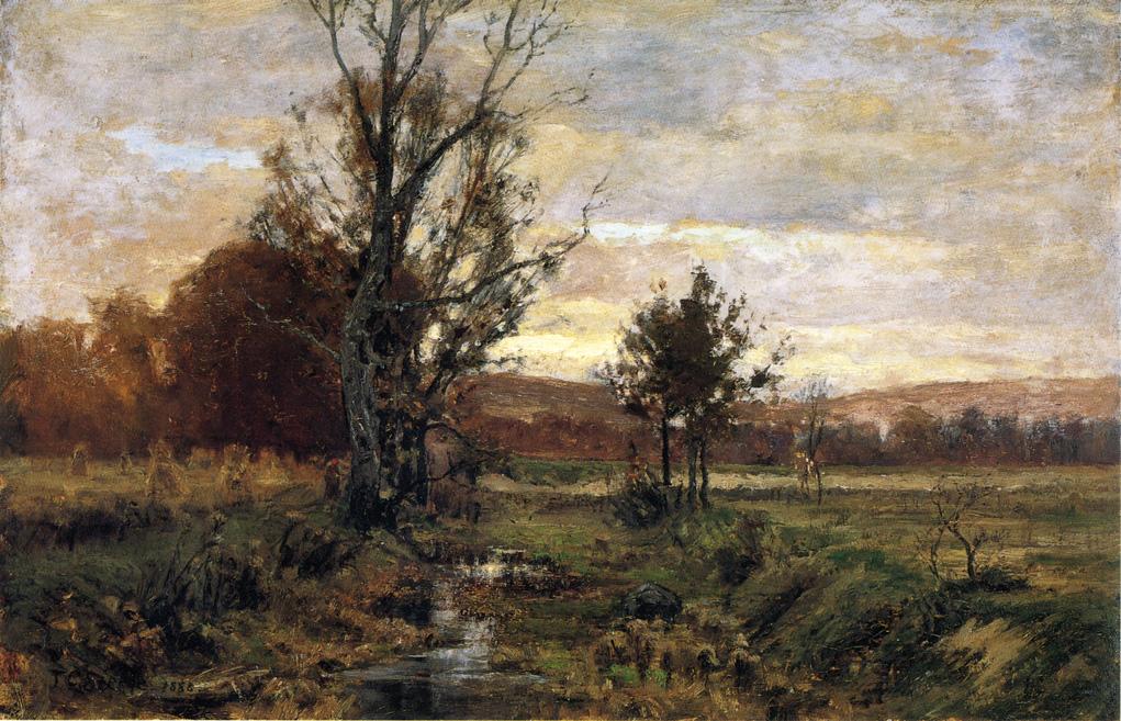A Bleak day (1888) - T. C. Steele Tablo