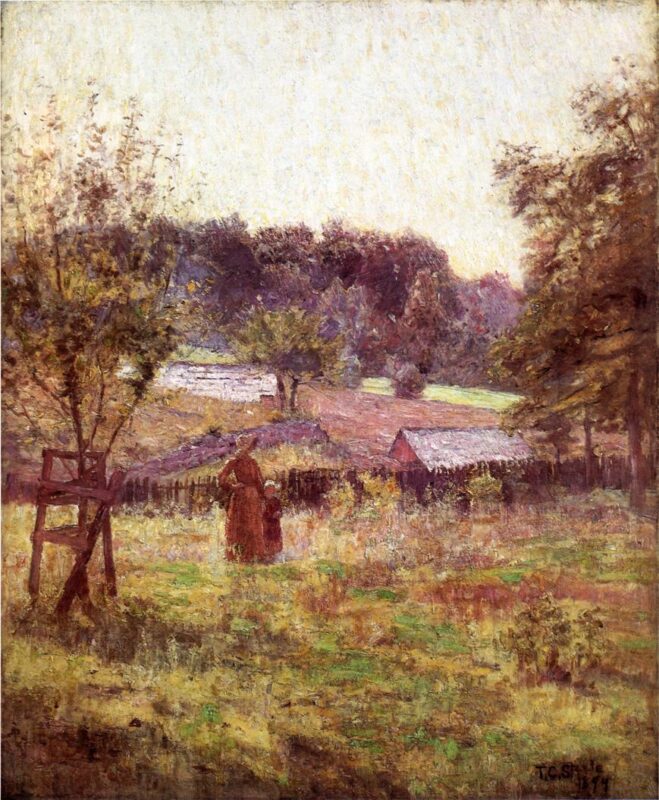 At Noon Day (1894) - T. C. Steele Tablo