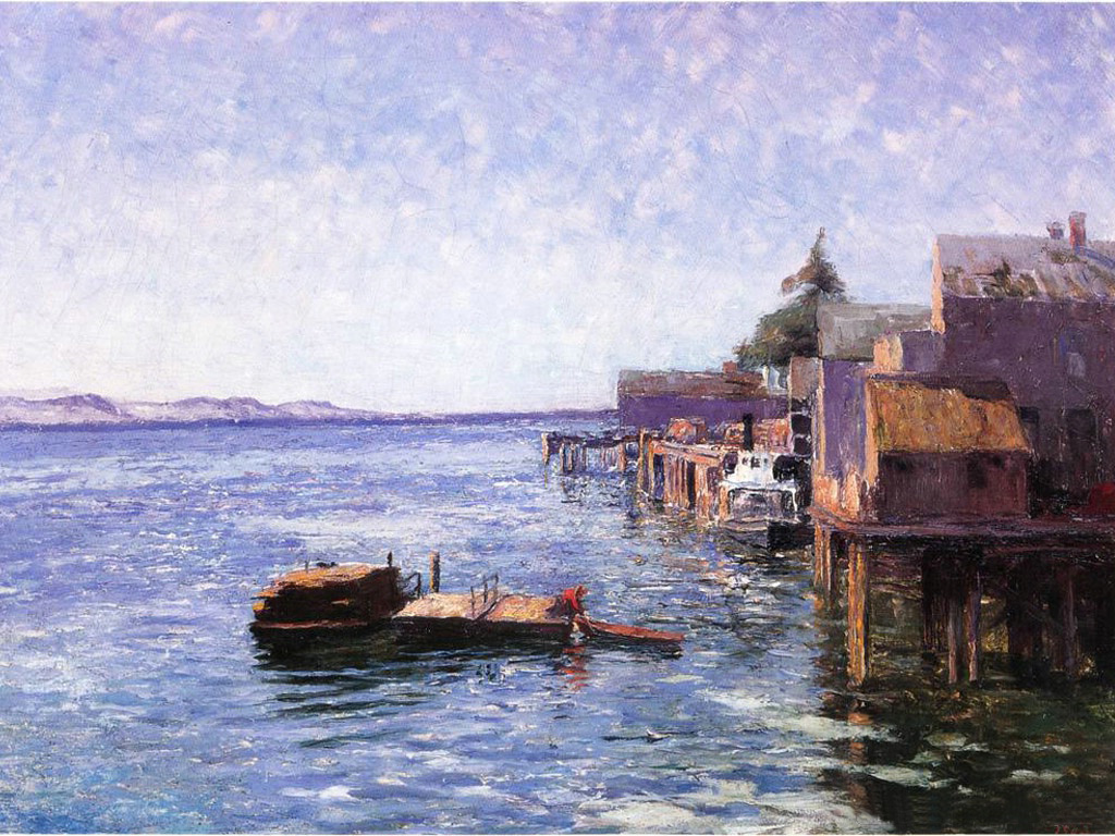 Brookville (1898) - T. C. Steele Tablo