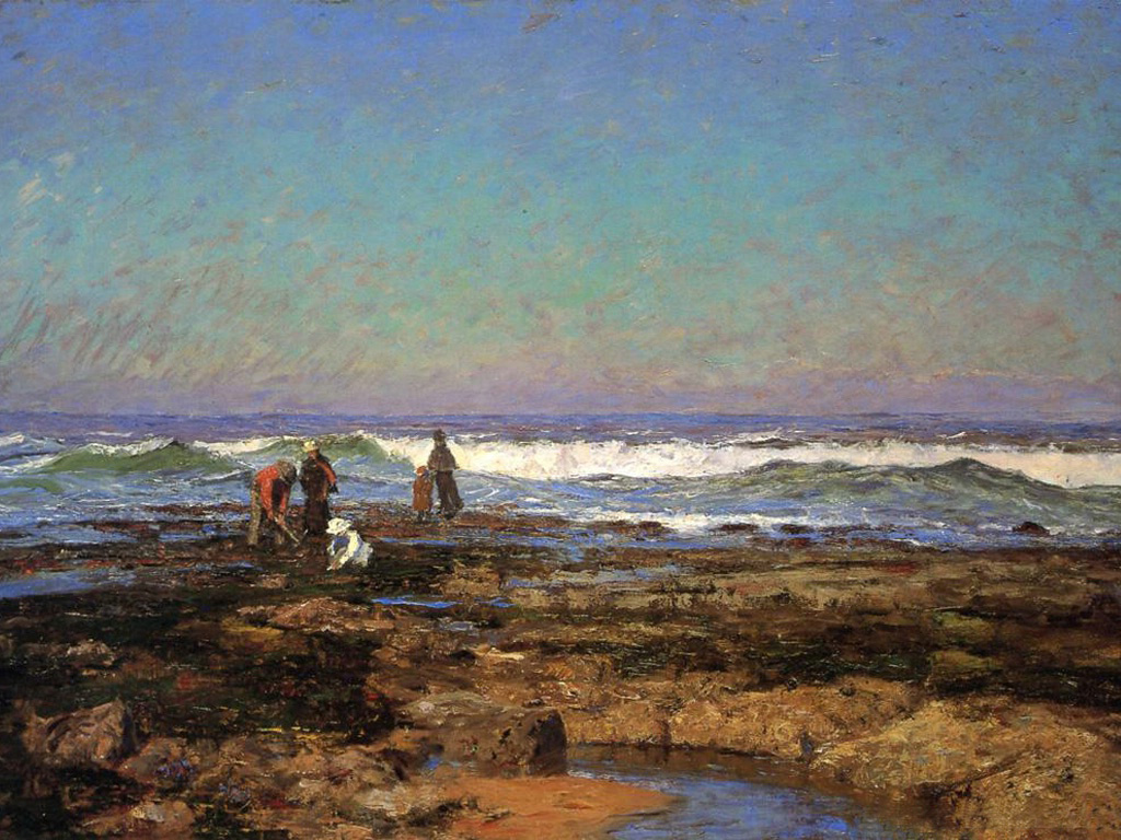 Clam Diggers (1902) - T. C. Steele Tablo