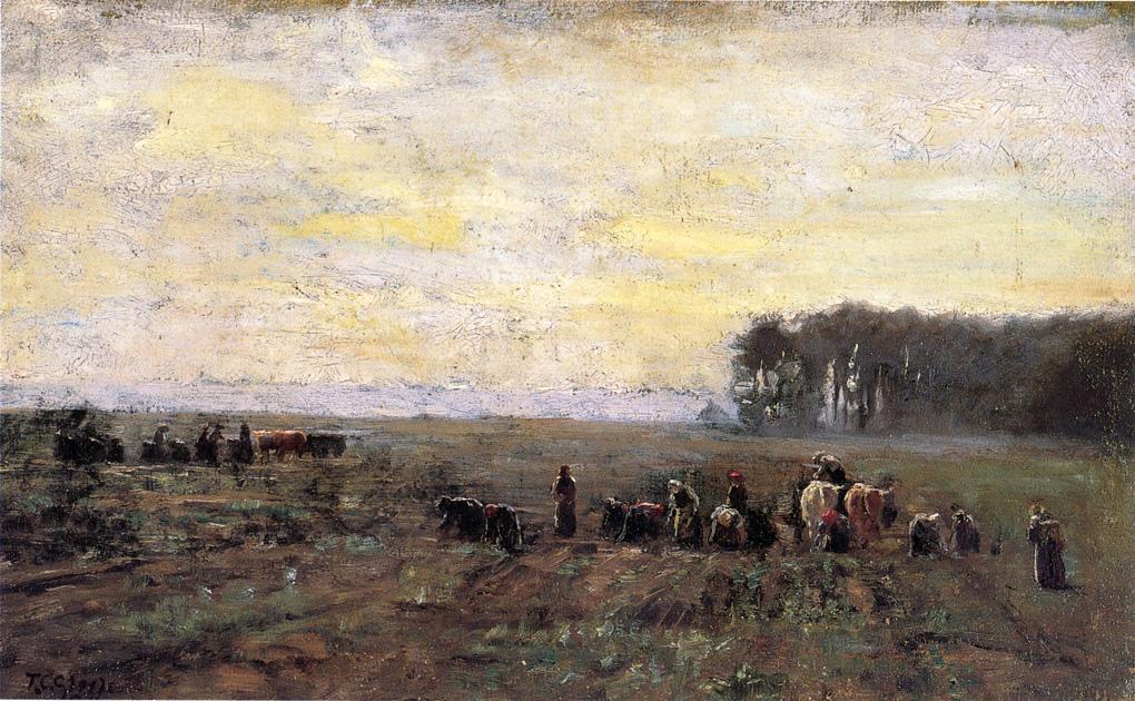 Haying Scene (1884) - T. C. Steele Tablo