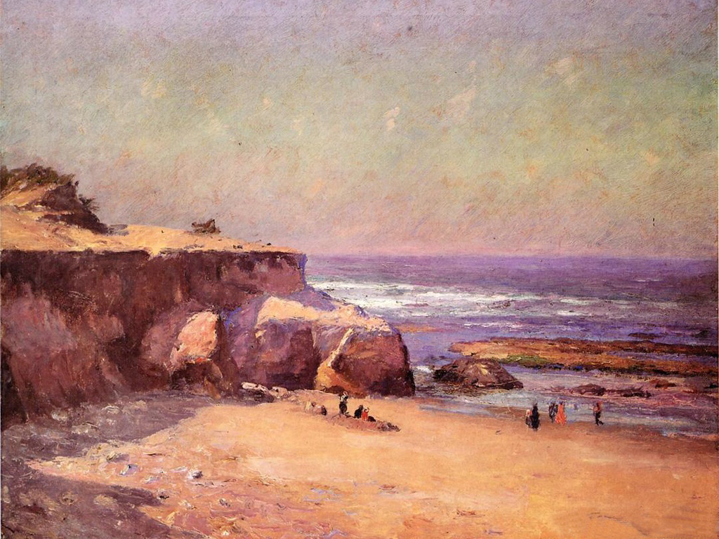 On the Oregon Coast (1902) - T. C. Steele Tablo