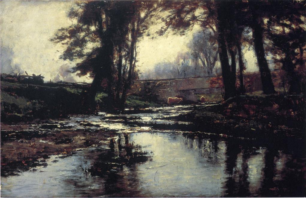 Pleasant Run (1887) - T. C. Steele Tablo