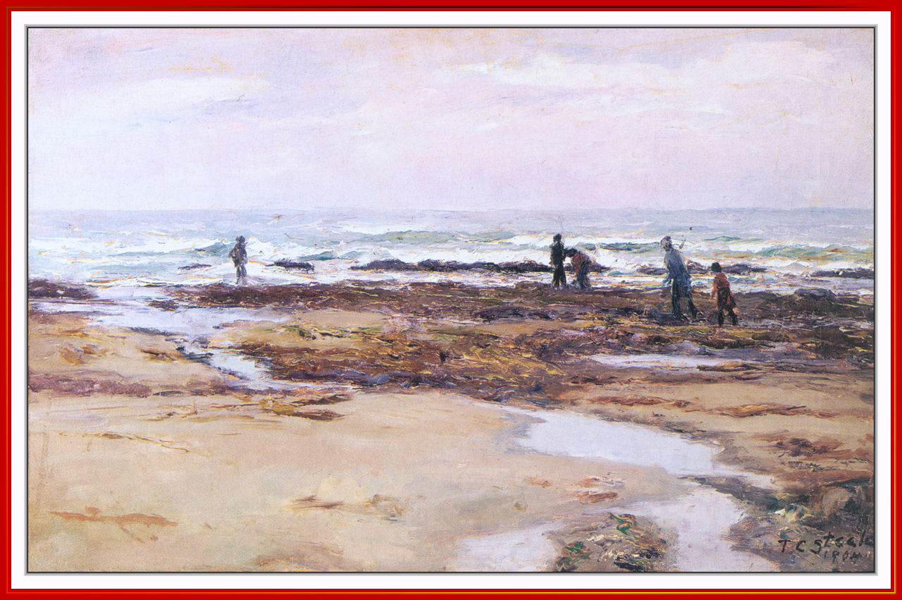 The Clam Diggers - T. C. Steele Tablo
